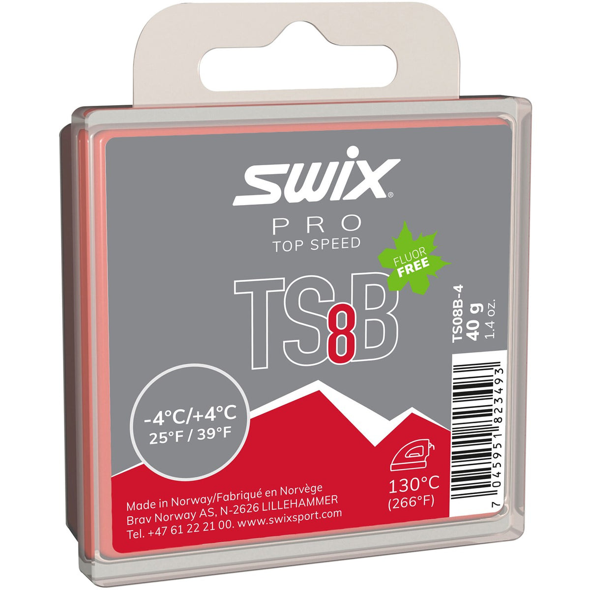 SWIX TS8B BLACK TOP SPEED GLIDEWAX